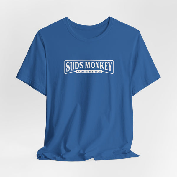 Suds Monkey Crafting Tasty Fun Logo - Unisex Jersey Short Sleeve Tee