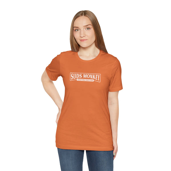Suds Monkey Crafting Tasty Fun Logo - Unisex Jersey Short Sleeve Tee
