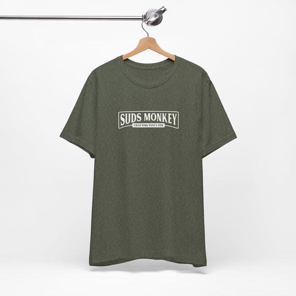 Suds Monkey Crafting Tasty Fun Logo - Unisex Jersey Short Sleeve Tee