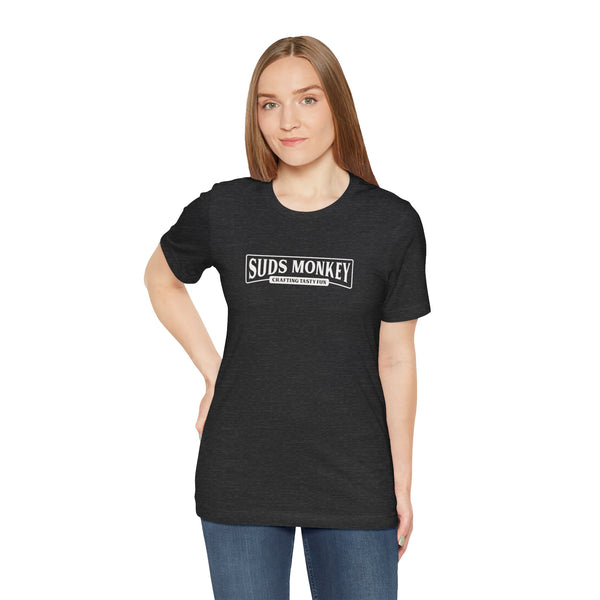 Suds Monkey Crafting Tasty Fun Logo - Unisex Jersey Short Sleeve Tee