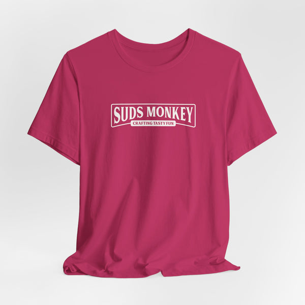 Suds Monkey Crafting Tasty Fun Logo - Unisex Jersey Short Sleeve Tee