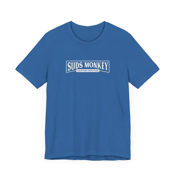 Suds Monkey Crafting Tasty Fun Logo - Unisex Jersey Short Sleeve Tee