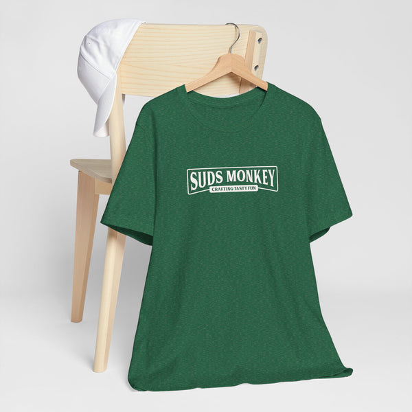 Suds Monkey Crafting Tasty Fun Logo - Unisex Jersey Short Sleeve Tee