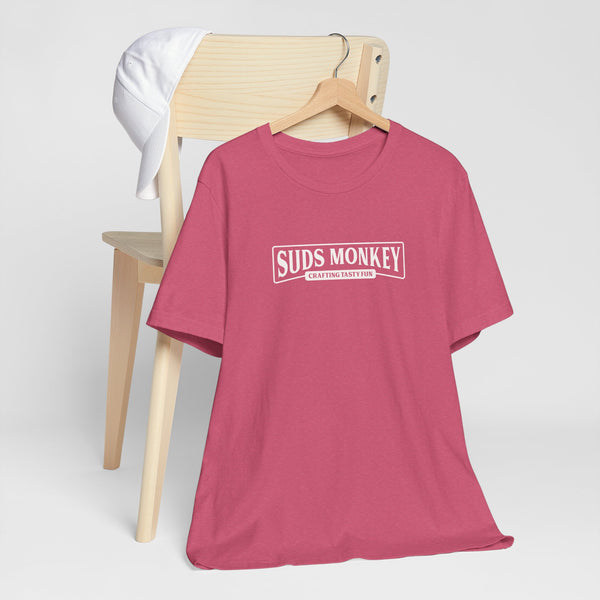 Suds Monkey Crafting Tasty Fun Logo - Unisex Jersey Short Sleeve Tee