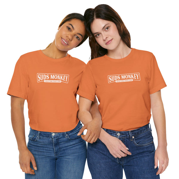 Suds Monkey Crafting Tasty Fun Logo - Unisex Jersey Short Sleeve Tee