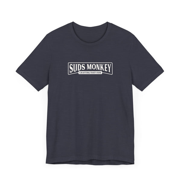 Suds Monkey Crafting Tasty Fun Logo - Unisex Jersey Short Sleeve Tee