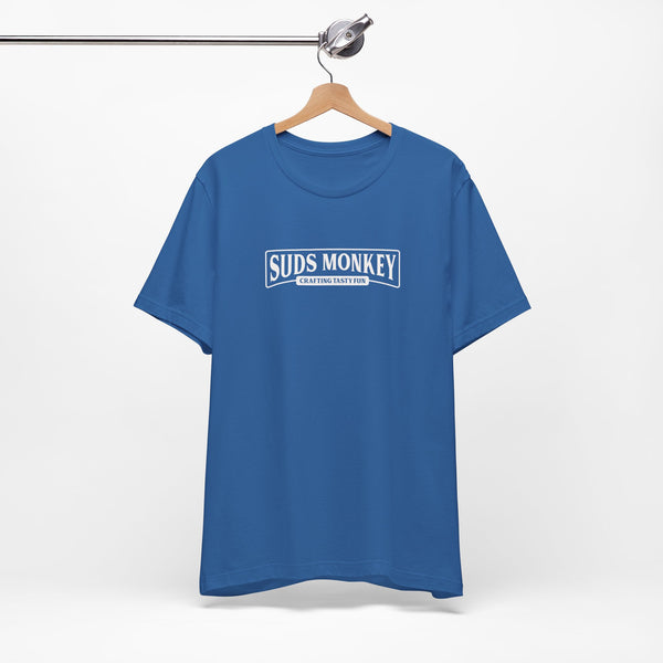 Suds Monkey Crafting Tasty Fun Logo - Unisex Jersey Short Sleeve Tee