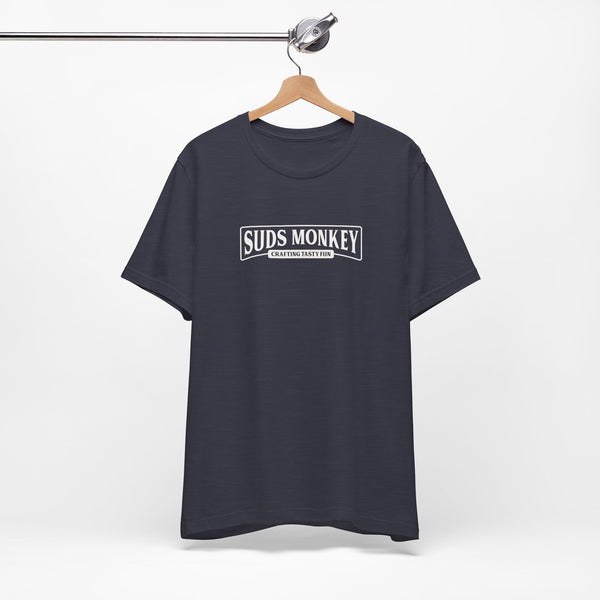 Suds Monkey Crafting Tasty Fun Logo - Unisex Jersey Short Sleeve Tee