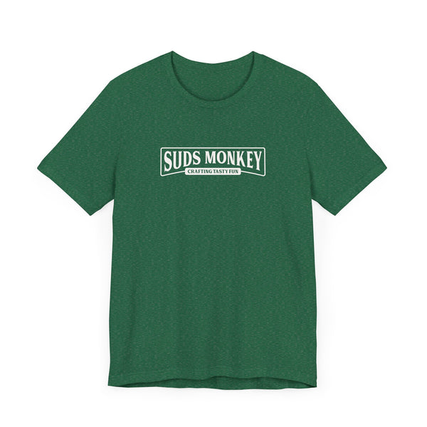 Suds Monkey Crafting Tasty Fun Logo - Unisex Jersey Short Sleeve Tee