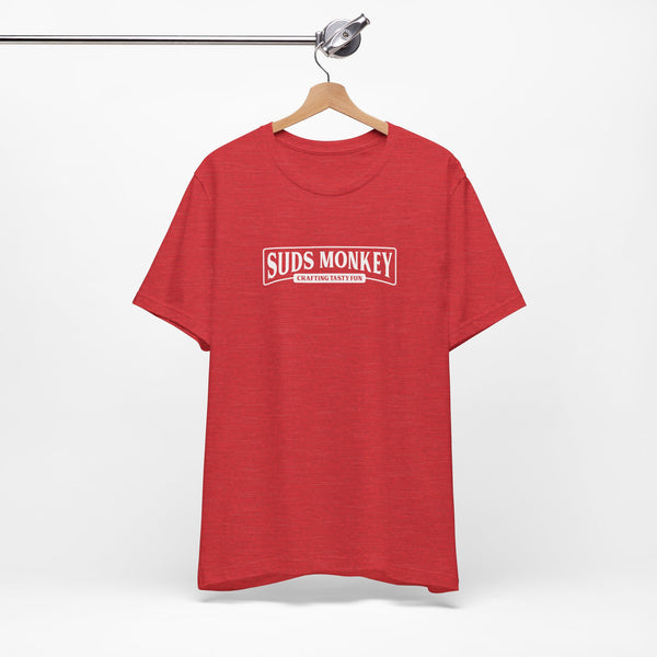 Suds Monkey Crafting Tasty Fun Logo - Unisex Jersey Short Sleeve Tee