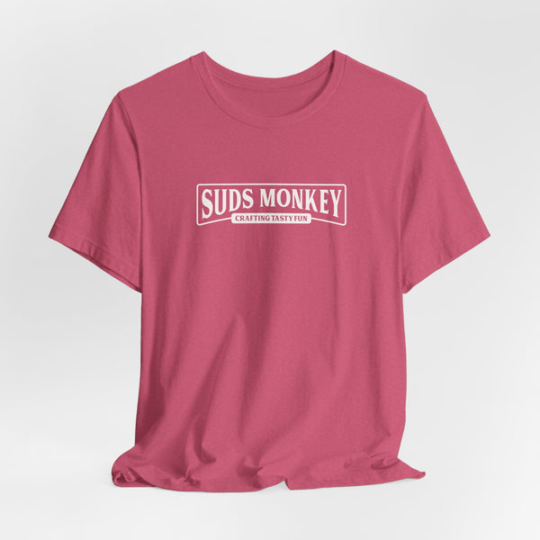 Suds Monkey Crafting Tasty Fun Logo - Unisex Jersey Short Sleeve Tee