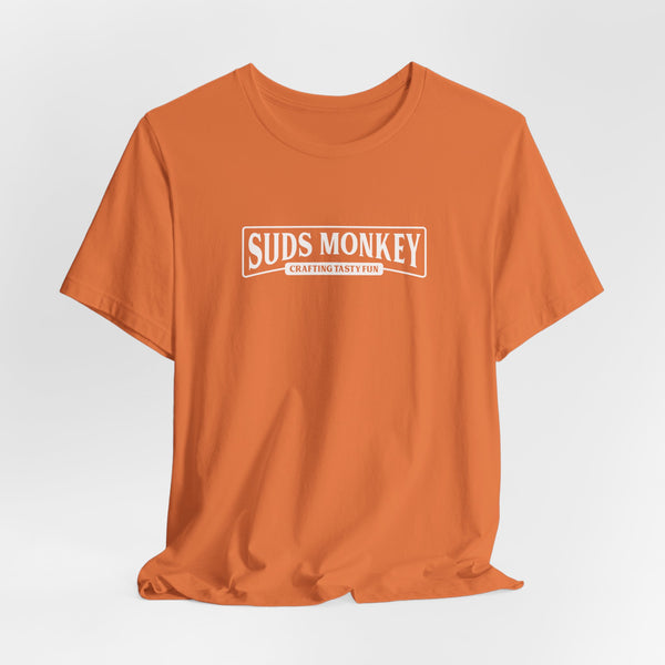 Suds Monkey Crafting Tasty Fun Logo - Unisex Jersey Short Sleeve Tee