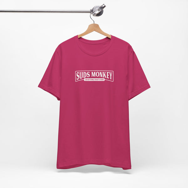 Suds Monkey Crafting Tasty Fun Logo - Unisex Jersey Short Sleeve Tee