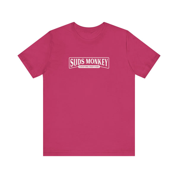 Suds Monkey Crafting Tasty Fun Logo - Unisex Jersey Short Sleeve Tee