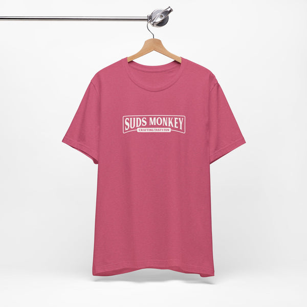 Suds Monkey Crafting Tasty Fun Logo - Unisex Jersey Short Sleeve Tee