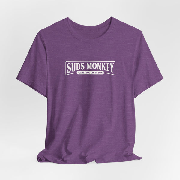 Suds Monkey Crafting Tasty Fun Logo - Unisex Jersey Short Sleeve Tee