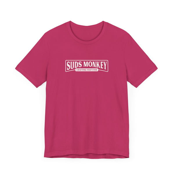 Suds Monkey Crafting Tasty Fun Logo - Unisex Jersey Short Sleeve Tee