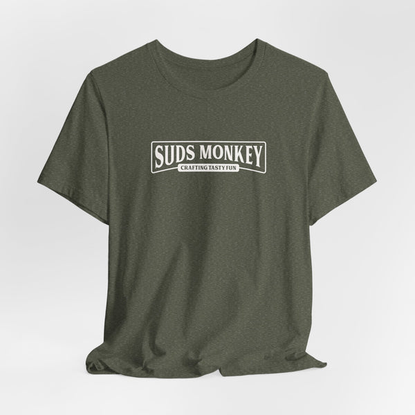 Suds Monkey Crafting Tasty Fun Logo - Unisex Jersey Short Sleeve Tee