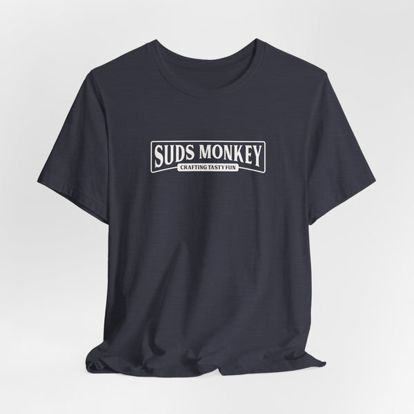 Suds Monkey Crafting Tasty Fun Logo - Unisex Jersey Short Sleeve Tee