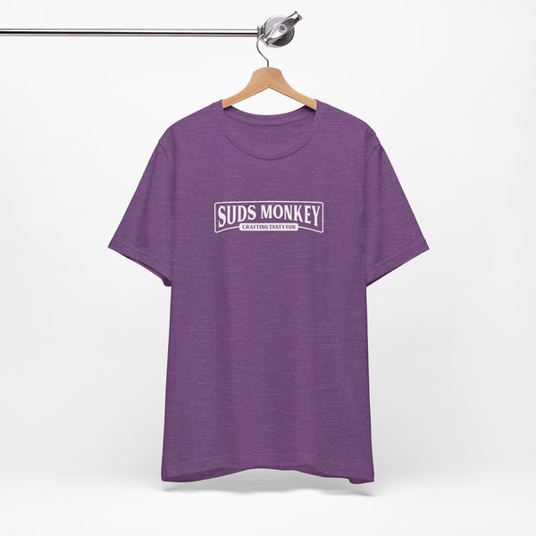 Suds Monkey Crafting Tasty Fun Logo - Unisex Jersey Short Sleeve Tee
