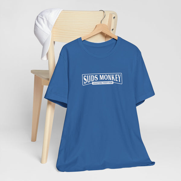 Suds Monkey Crafting Tasty Fun Logo - Unisex Jersey Short Sleeve Tee