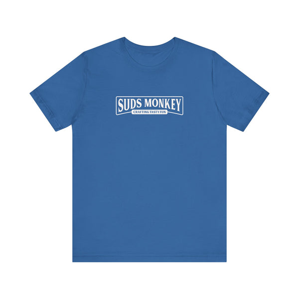 Suds Monkey Crafting Tasty Fun Logo - Unisex Jersey Short Sleeve Tee