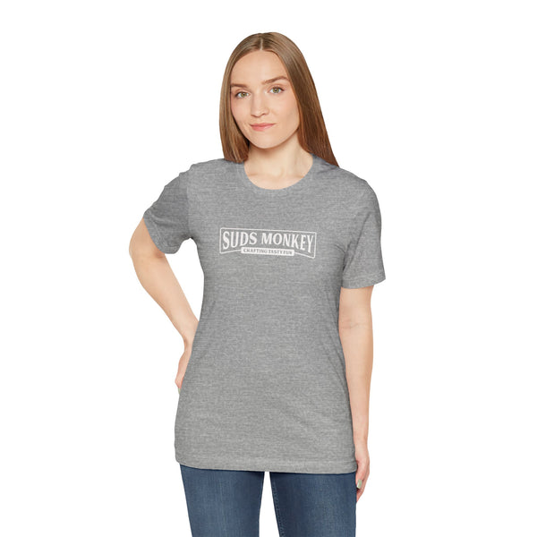 Suds Monkey Crafting Tasty Fun Logo - Unisex Jersey Short Sleeve Tee