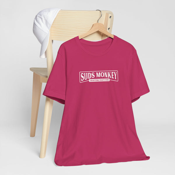 Suds Monkey Crafting Tasty Fun Logo - Unisex Jersey Short Sleeve Tee