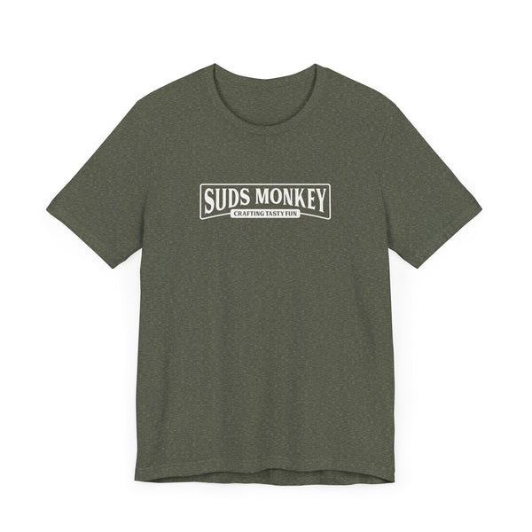 Suds Monkey Crafting Tasty Fun Logo - Unisex Jersey Short Sleeve Tee