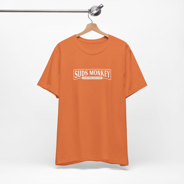Suds Monkey Crafting Tasty Fun Logo - Unisex Jersey Short Sleeve Tee