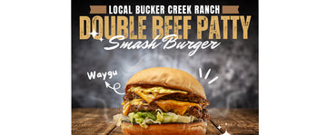 New Suds Monkey Bucker Creek Ranch Double Patty Smash Burger Monday