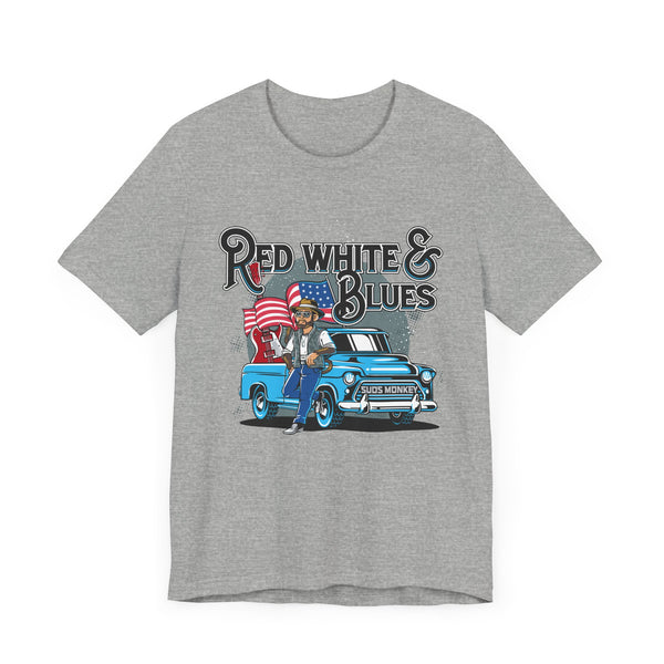 Red White and Blues - Unisex Jersey Short Sleeve Tee