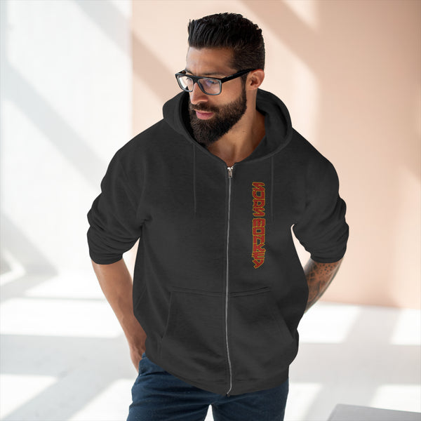 Samurai Eclispe Unisex Premium Full Zip Hoodie