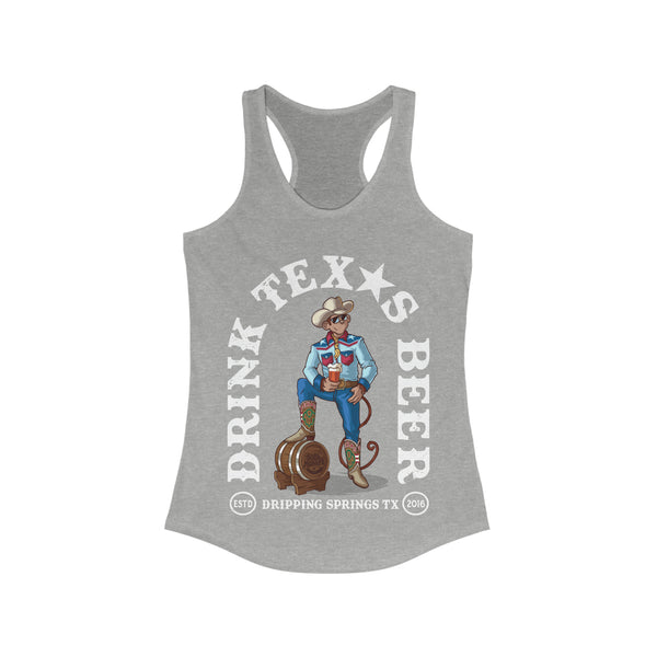 Drink Tex S Beer - Women's Ideal Racerback Tank