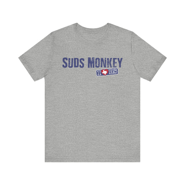 I heart DS Suds Monkey - Unisex Jersey Short Sleeve Tee