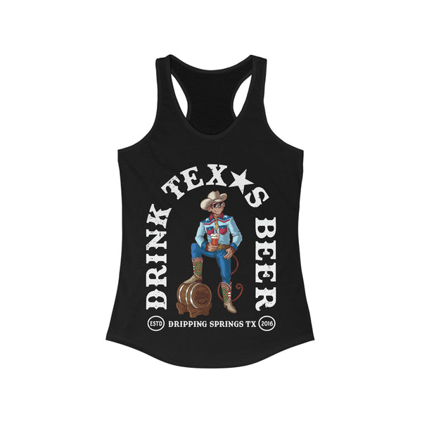 Drink Tex S Beer - Women's Ideal Racerback Tank