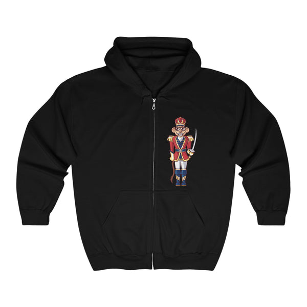 Nutcracker Monkey - Unisex Heavy Blend Zip Hoodie